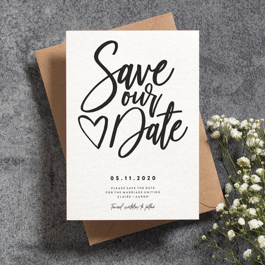 save the date (size 3.25x4 in) for 10 photos